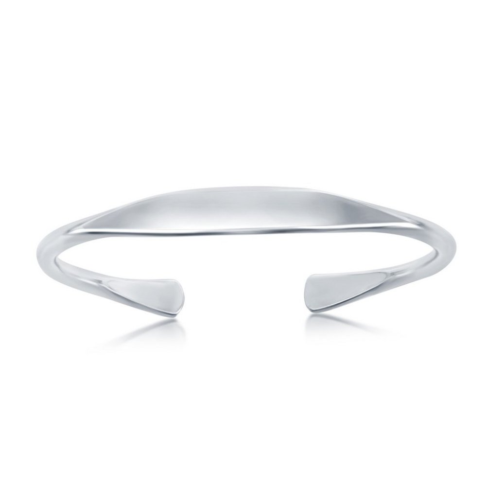 Sterling Silver High Polished Engravable Bangle